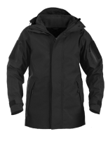 Nässeschutzjacke m. Fleece, schwarz