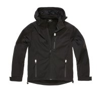 Brandit Softshell Jacke Hurricane, schwarz