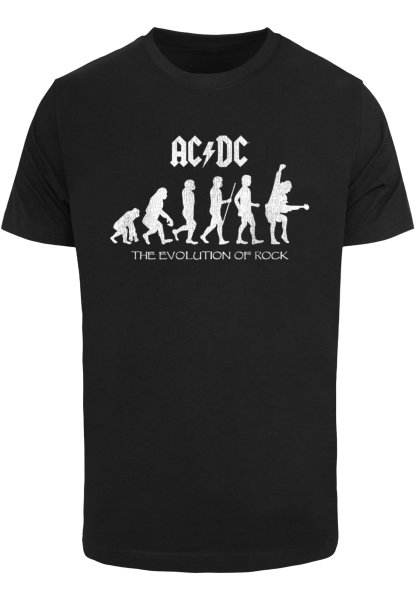 T-Shirt ACDC "The Evolution Of Rock" , schwarz