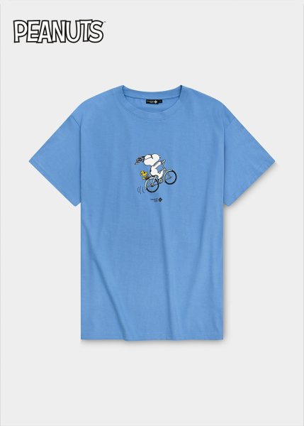 Bavarian Caps - T-Shirt PEANUTS RADLN, blau